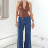 SCG MADE | Rita Low-rise Jeans in Vintage blue