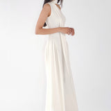 SCG MADE |Leia Cupro-blended Maxi Dress