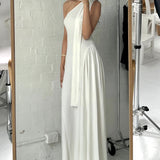 SCG MADE |Leia Cupro-blended Maxi Dress