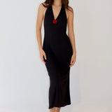 SCG MADE |Aster halter neck midi dress