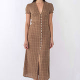 SCG MADE |Sera Button-Front Midi Dress