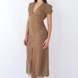 SCG MADE |Sera Button-Front Midi Dress