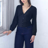 SCG MADE | Vivien Button Front Blouse