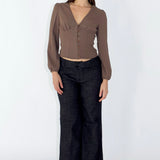 SCG MADE | Vivien Button Front Blouse