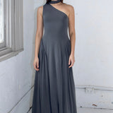 SCG MADE |Leia Cupro-blended Maxi Dress