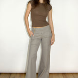 SCG MADE | Evelyn Low-rise Striped Trousers