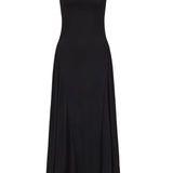 SCG MADE |Rene Boatneck Cupro-blended Maxi Dress