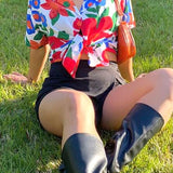 Haiwaii floral button down shirt - SCG_COLLECTIONS