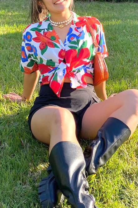 Haiwaii floral button down shirt - SCG_COLLECTIONS