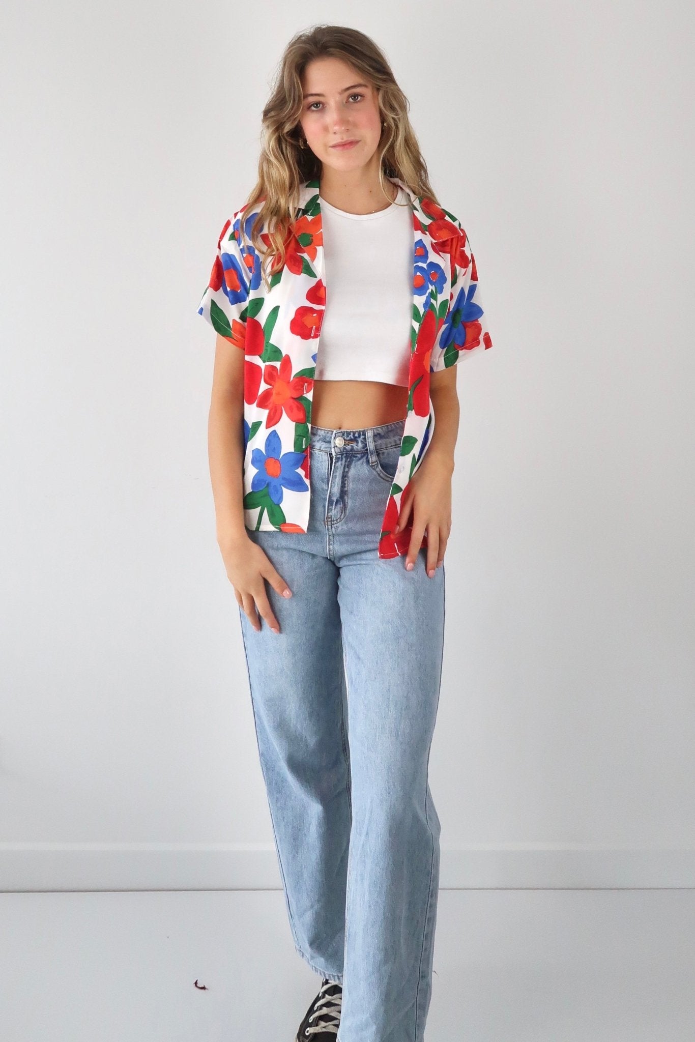 Haiwaii floral button down shirt - SCG_COLLECTIONS