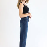 Mid Rise dad jeans in mid vintage blue - SCG_COLLECTIONSBottom