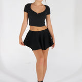 SCG MADE |Chloe Pointelle Baby Tee - SCG_COLLECTIONSTop