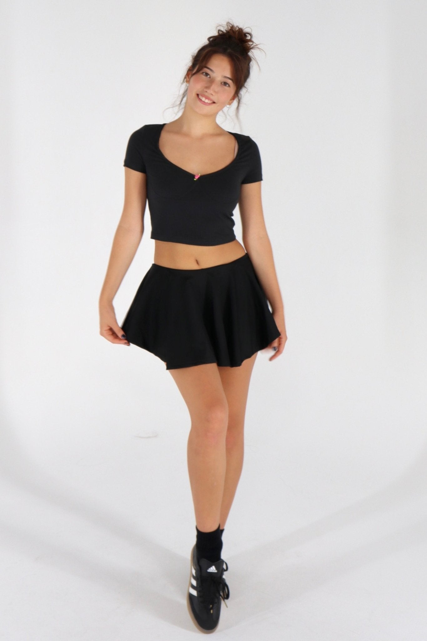 SCG MADE |Chloe Pointelle Baby Tee - SCG_COLLECTIONSTop