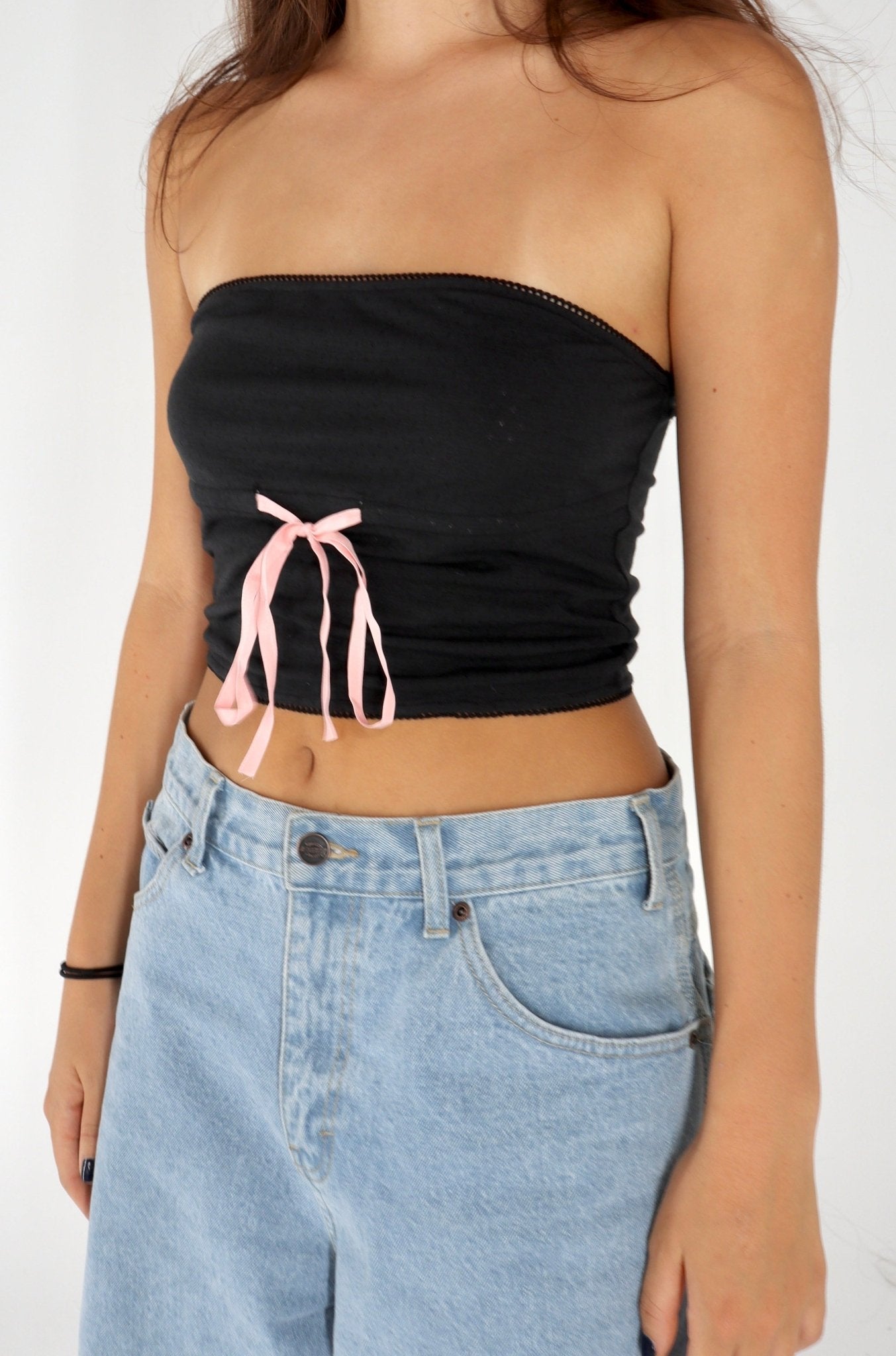 SCG MADE |Dorothea Pointelle Tube Top - SCG_COLLECTIONSTop