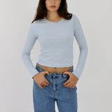 SCG MADE |Floral long sleeve baby tee - SCG_COLLECTIONSTop