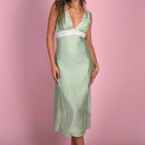 SCG MADE |Vanessa midi dress - SCG_COLLECTIONS, Green midi dress