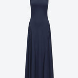 SCG MADE |Rene Boatneck Cupro-blended Maxi Dress