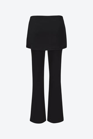 Sonia Low-rise Layered Skirt Pants