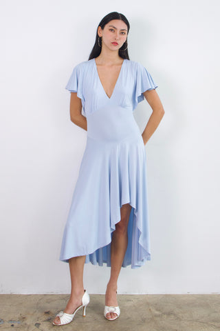 Camille Asym Bamboo Drape Dress