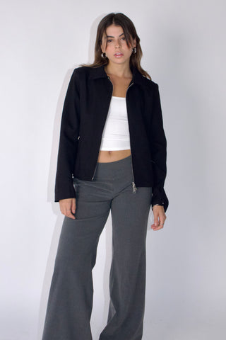 Dylan Moto Jacket in Black