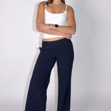 SCG MADE | Evelyn Low-rise Striped Trousers