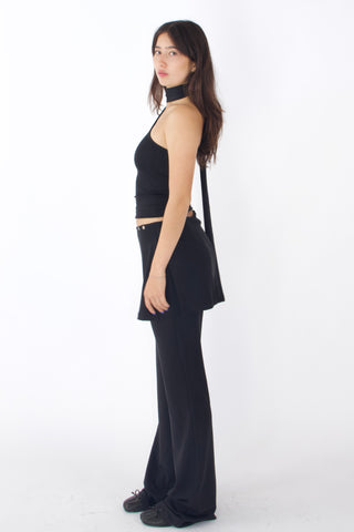 Sonia Cupro-blended One-Shoulder Top