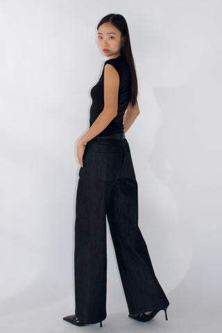 SCG MADE | 黑色 Vivienne 牛仔裤