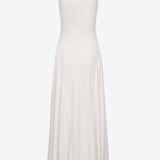 SCG MADE |Rene Boatneck Cupro-blended Maxi Dress