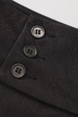 Evelyn Low-rise Tencel Jeans in Black