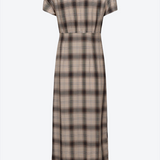 Plaid dress on a white background