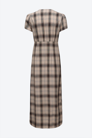 Plaid dress on a white background