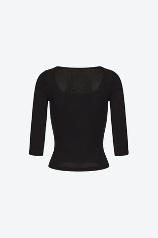 Frankie square neck 3/4 sleeve top