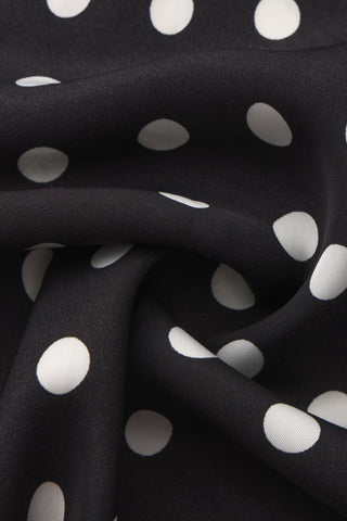 Caroline Cupro-blended Polka Dot Maxi Dress