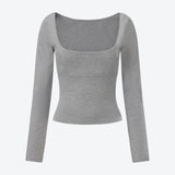 SCG MADE | Margaux Long Sleeve Square Neck Top