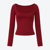SCG MADE | Margaux Long Sleeve Square Neck Top