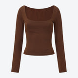 SCG MADE | Margaux Long Sleeve Square Neck Top