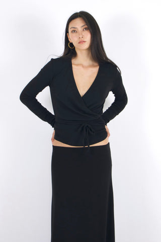 Noémie 90s Wrap Top