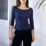 SCG MADE | Clara 90s Basic 3/4 Sleeve Top
