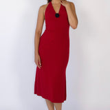 SCG MADE |Aster halter neck midi dress