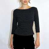 SCG MADE | Clara 90s Basic 3/4 Sleeve Top