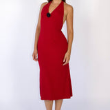 SCG MADE |Aster halter neck midi dress