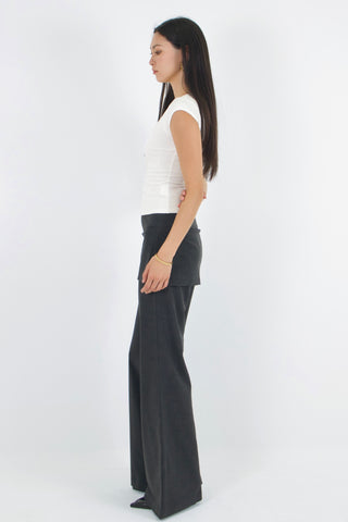 Basic Cap Sleeve Square Neck Baby Tee