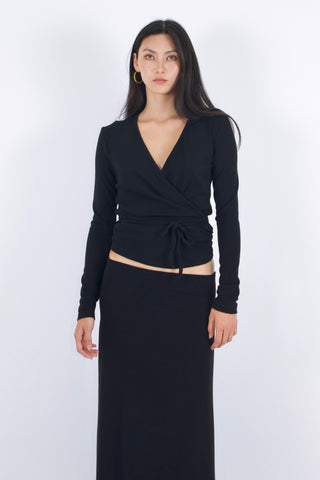 Noémie 90s Wrap Top