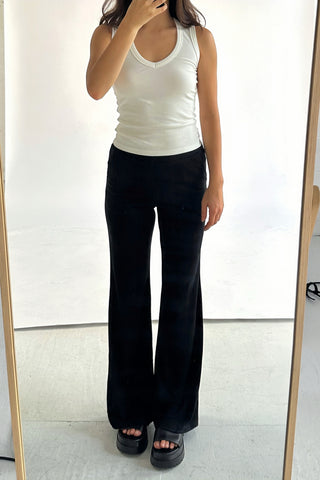Shelly Cupro Low-rise Pants