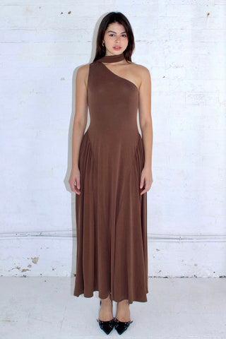 Leia Cupro-blended Maxi Dress