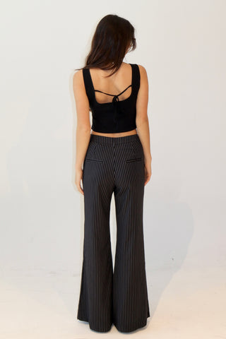 Rene backless boatneck tank