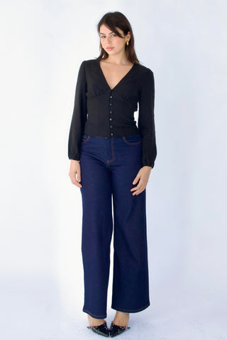 Vivien Button Front Blouse