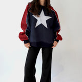 SCG MADE | 90s Star Print Oversized Jumper