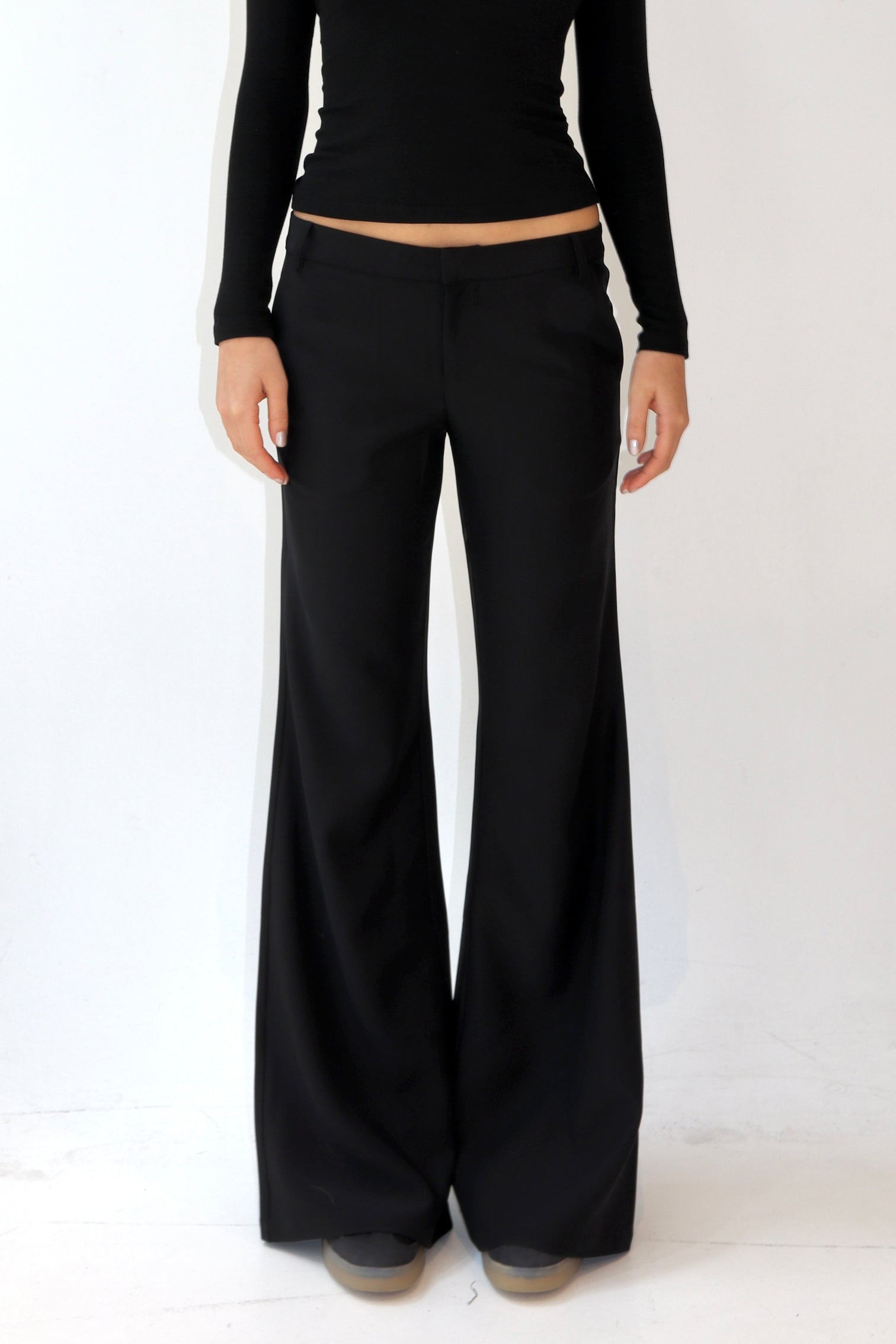 low rise trousers - size 1