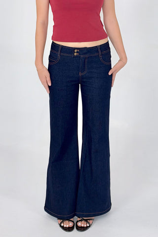 Rita Low-rise Jeans in Dark wash